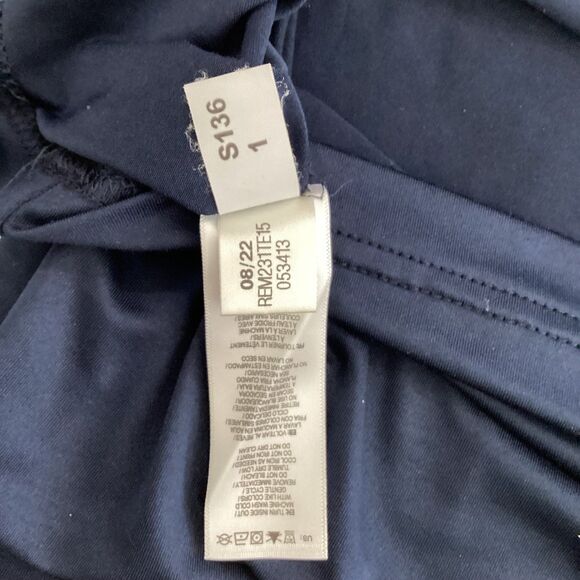 Reebok T-Shirt Men’s Size XL Color Navy Red Graphic Polyester Spandex Blend - Picture 5 of 8